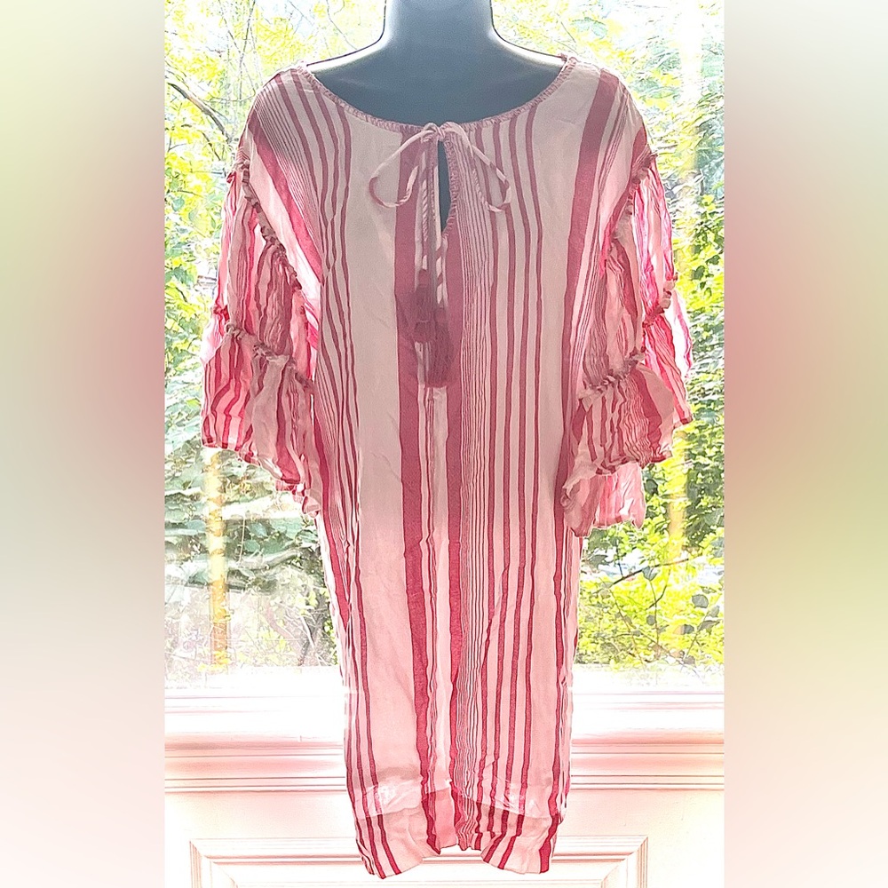 For The Republic Pink Striped Dress